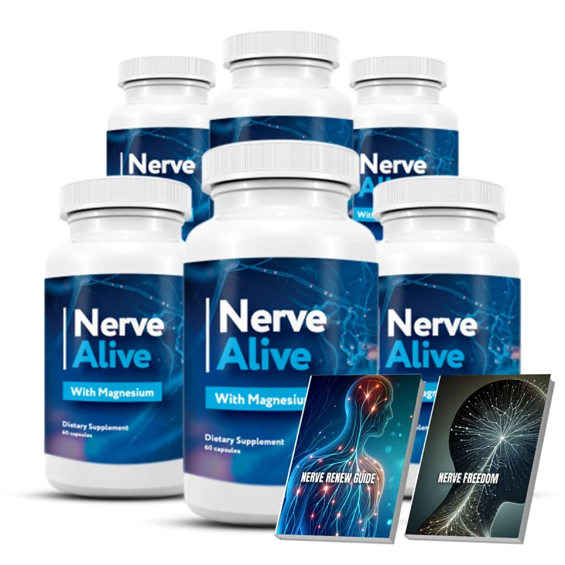 Nerve Alive Natural Joint & Mobility Formula — 6 Bottle / 180 Day Pack